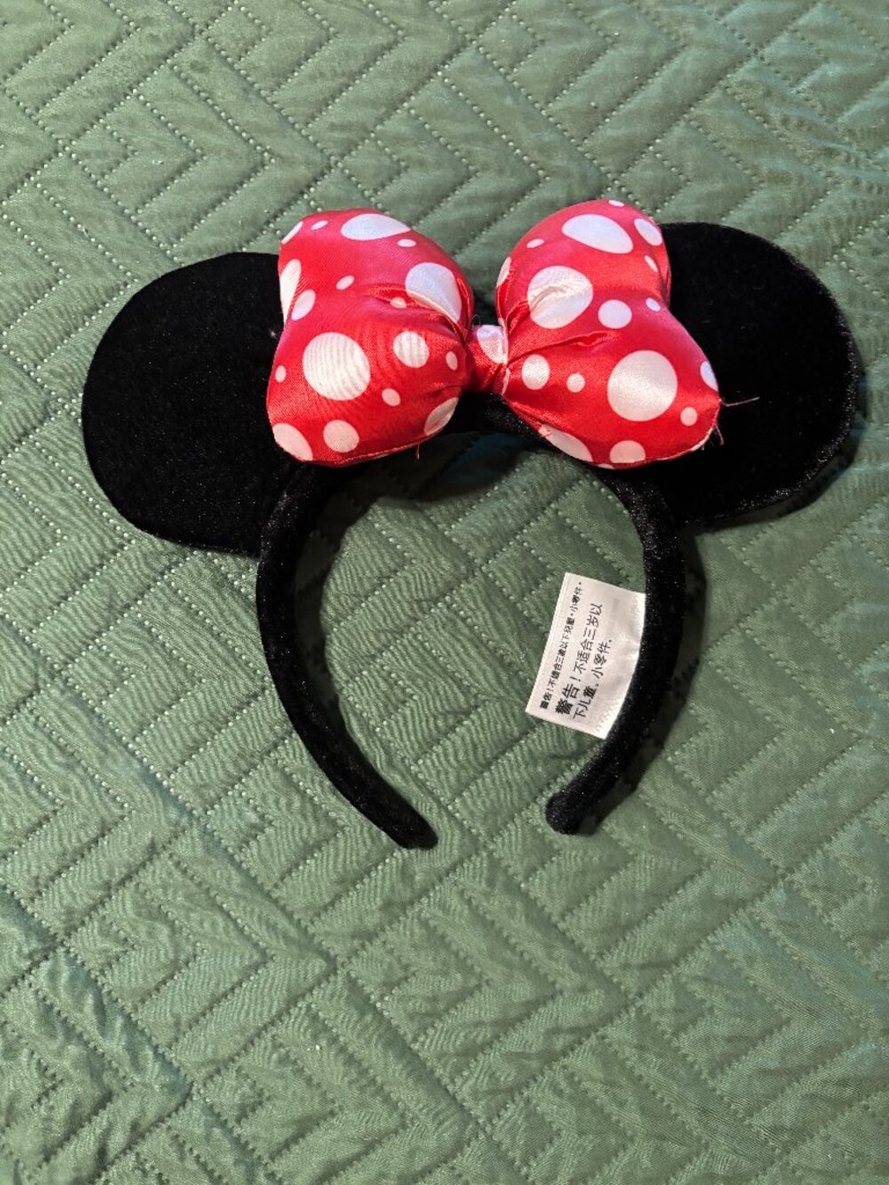 Disney Parks Classic Minnie Mouse Polka Dot Ears Headband